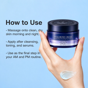 Crema Facial con Ácido Hialurónico y Escualano, Lactobacillus Ferment Lysate, Hidratante para la Piel Todo el Día - Product Image 6