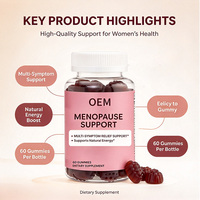 Gummies Probiotiques pour la Ménopause, 60 Unités, Complément Alimentaire, Formule Marque Blanche pour Femmes, Usage Quotidien