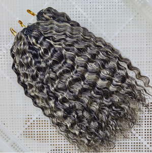 ผมถักโครเชต์แบบติดง่าย ยอดนิยม ลอนน้ำ 100% ผมแท้จากมนุษย์ - Product Image 3