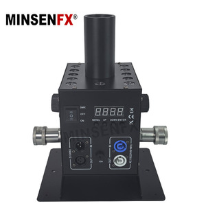 12*3W RGB di miscelazione del colore CO2 macchina effetto stadio con DMX Cyrojet fumo manuale controllo metallo nebbia macchina Plug-IN/OUT <span class=keywords><strong>Gas</strong></span> Connect - Product Image 6