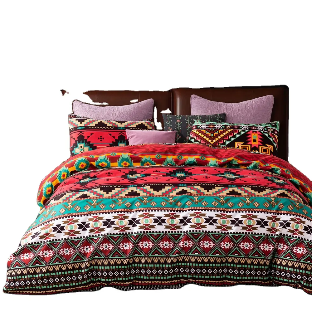 Amazon Hot sale home textiles European German size Amazon quilt cover pillowcase three-piece set quilt cover