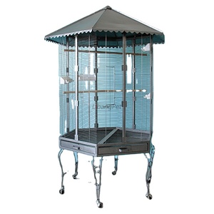 Lồng chim vẹt cao cấp bán trực tiếp, chất lượng cao, bền chắc, làm bằng kim loại - Product Image 1