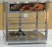Vitrine de présentation de nourriture chaude de haute qualité, armoires de présentation de collations pour restaurant et supermarché