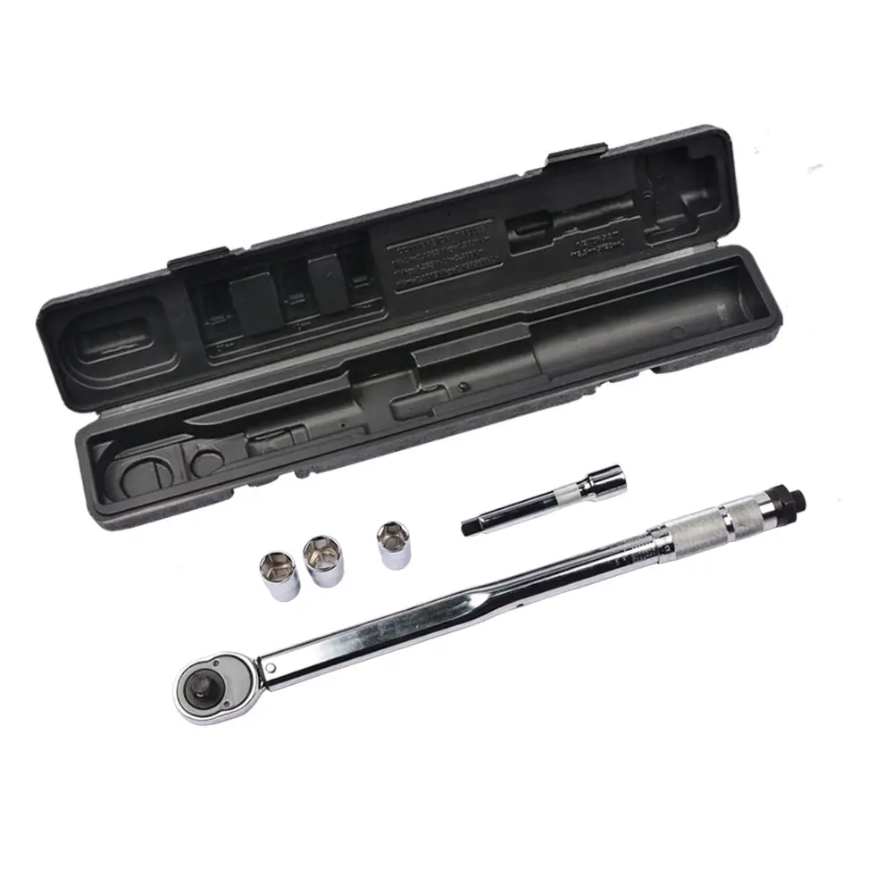 Torque Wrench W Automatic Gauge 1/2" Inch Drive 28 - 210Nm Hand Tool