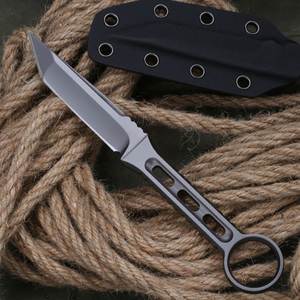 Couteau à lame fixe en acier inoxydable personnalisable pour la survie en plein air, idéal pour l'EDC - Qualité DIY, OEM pris en charge - Product Image 5