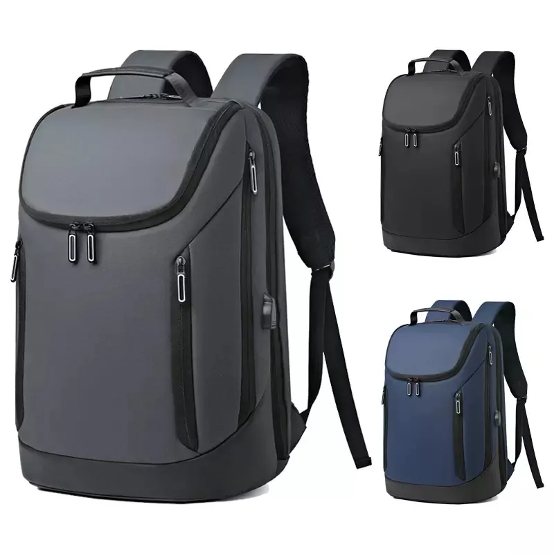GM moda su geçirmez Laptop çantası sırt çantası anti-hırsızlık lüks Treval sırt çantaları iş sırt çantası kolej öğrenci geri paketi