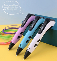 Kit de Bolígrafo de Impresión 3D Profesional Personalizado, Certificado EN71 RoHS, Kit de Robot Automático con Diseño de Animales para Niños, Regalo Educativo de Cumpleaños