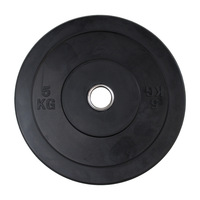 Venta al por mayor transfronteriza de discos de goma negros personalizados para levantamiento de pesas, gimnasio comercial, sentadillas, con orificio grande y alta elasticidad