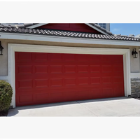Porte en alliage d'aluminium, porte à enroulement, moderne, résistante à la corrosion UV, isolation thermique pour utilisation en garage