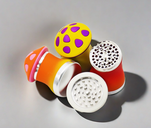 Nuevo Molinillo de Hierbas CANNA 2024, Creativo, con Forma de Hongo, Color Degradado, Aleación de Zinc, 63 mm, 4 Piezas, Caja Manual para Accesorios - Product Image 3