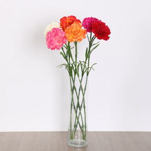 ดอกกุหลาบประดิษฐ์ดอกใหญ่12ซม. ปลายสูงเคลือบด้วยยางผ้าไหมสัมผัสจริงทอฟฟี่เทียมขนาดใหญ่มีฝุ่นสนิมสีส้มไหม้ - Product Image 6