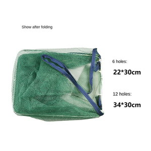 Grossiste d'usine 6-16 trous WHYY Nylon pliable Portable lancer à la main cage de pêche - Product Image 3