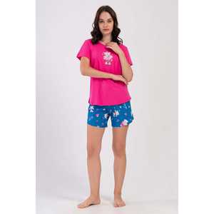 เสื้อแจ็คเก็ตทรงโอเวอร์ไซส์ คอโอ แขนสั้น สำหรับผู้หญิง ชุดสวยหรูสำหรับใส่ในชีวิตประจำวัน - Product Image 4