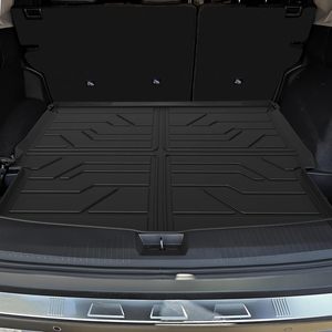 Tapis de sol KADDEN pour Nissan Rogue 2021-2026, en caoutchouc TPE <span class=keywords><strong>OLIVER</strong></span>, protection tout temps, design géométrique, faciles à nettoyer, pour l'avant et la 2ème rangée - Product Image 5