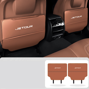 Tapis de protection anti-coup de pied en cuir synthétique pour sièges de voiture Jetour X70 X90 X95 Coupe Plus Pro Dashing Traveller T2 70s 70m L9 - Product Image 4