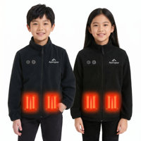 Nouveau produit, veste chauffante imperméable pour enfants, veste respirante chauffante avec fermeture éclair, veste de ski décontractée, vente en gros, style américain