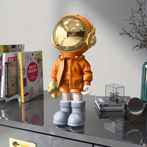 Ornements d'astronaute pour la maison, statue en résine en forme d'animal, art populaire, souvenir, cadeau d'affaires, modèle, décorations intérieures et extérieures pour la maison - Product Image 3