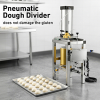 Machine à pâte pneumatique anti-rouille, conception facile à nettoyer, pour la pâtisserie, diviseuse de pâte à hamburger, machine à découper la pâte, pour pizzeria