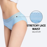Braguitas Menstruales de 4 Capas para Mujer, Estilo Hipster, Sin Costuras, Alta Absorbencia, a Prueba de Fugas, Tejido Oeko-Tex, Color Personalizado, ODM