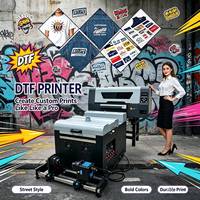 Promo Murah Mesin Cetak Kaos Digital DTF A3 30cm Xp600 I3200 DTF Printer Garmen untuk Dijual dengan Shaker
