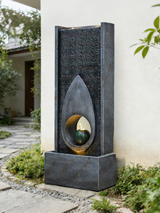 Fontaine Zen de Jardin à Brume en Gros Nouvelle Collection – Ornement Mural Décoratif en Résine pour Intérieur et Extérieur avec Circulation d'Eau – Vente Chaude - Product Image 2