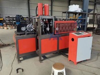 Precio de fábrica: Máquina de sujeción hidráulica CNC de alta precisión para la fabricación de abrazaderas de tubería, aros y tiras, con PLC, caja de engranajes y rodamientos.
