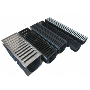 <span class=keywords><strong>Grille</strong></span> de drainage routier en <span class=keywords><strong>fonte</strong></span> ductile EN1433 D400 avec canal en béton polymère pour drainage routier - Product Image 4