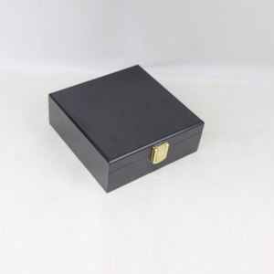 Boîte d'emballage pour capsules Nespresso en bois noir - Product Image 3