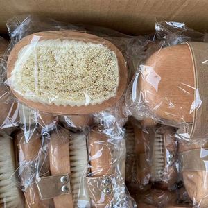 Hot Sales PP Bristle Exfoliating <b>Bath</b> Brush - Natural Wooden Handle Shower & Body Scrubber - Product Image 5