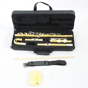 FOCUS Flûte professionnelle de haute qualité avec corps en or et clés en argent Instrument de musique de la meilleure qualité à <span class=keywords><strong>une</strong></span> sensation premium - Product Image 6