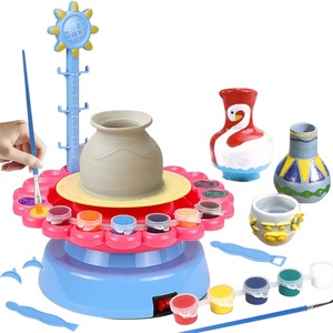 Máquina de Cerámica Eléctrica de Juguete para Niños, Máquina de Arcilla para Pintar a Mano - Product Image 1