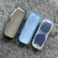 Étui de rangement transparent avec emballage en plastique rigide transparent pour le rangement portable des lunettes