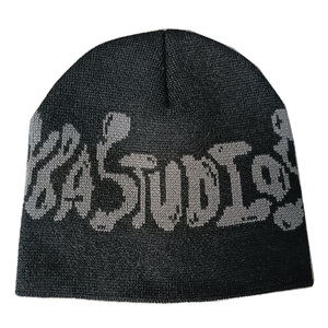 Bonnets personnalisés avec logo sur mesure, bonnets d'hiver colorés à imprimé animal, bonnets Gorras avec pompon et logo brodé personnalisé - Product Image 6