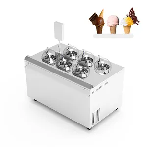 Miles gelato ice cream machine yogurt ice cream machine 6tubs churning machine NSF CE approved Multi functional ice cream make