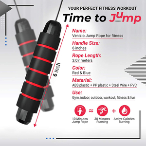 Foam Handles <strong>Ideal</strong> <strong>Jump</strong> <strong>Rope</strong> <strong>for</strong> Aerobic Exercise - Product Image 2