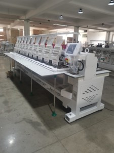 Máquina Bordadora Industrial Computarizada MFGS de 1000 RPM, 1212, 12 Agujas, 12 Cabezas, Automática, para Gorras y Camisetas, en Venta - Product Image 2