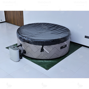 Vente en gros Jacuzzi Spa extérieur économique haute sécurité, baignoire gonflable DWF à ressorts séparés, bain à remous intérieur et portable - Product Image 6