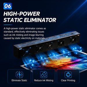 Impresora UV de Cinta Transportadora Plana de 1800 con 4 Cabezales de Impresión G6, Máquina de Inyección de Tinta para Señalización Publicitaria y Materiales Flexibles - Product Image 4