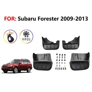 FOR Subaru Forester <b>Mud</b> <b>Flaps</b> 2009-2012 Plastic Tire Mudguards Black Automotive Accessories - Product Image 5