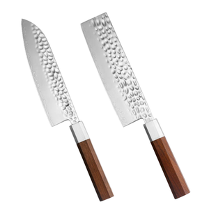 Couteau à éplucher Kiritsuke professionnel pour <span class=keywords><strong>chef</strong></span> cuisinier, forgé à la main, en acier inoxydable, motif martelé, <span class=keywords><strong>boucher</strong></span>, VG10, viande, super tranchant - Product Image 1