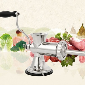เครื่องบดเนื้อแบบมือหมุนขนาดเล็กสำหรับทำไส้กรอก บดเนื้อ บดกระดูก - Product Image 6