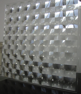 맞춤형 설계된 PMMA 프레넬 렌즈 대형 시트 1000x1000mm, 초점 거리 1000mm 고성능 제조업체 OEM 지원 - Product Image 6