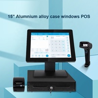 Caisse Enregistreuse professionnelle, Windows, Android, écran tactile, système de Caisse double tout-en-un, pour Caisse de supermarché