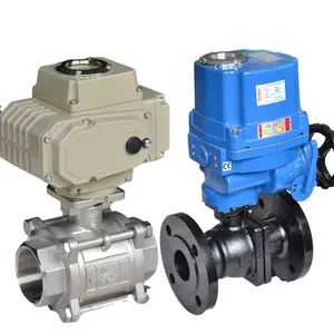Hot Selling Gas Dn50 Electric Ball Motorised Actuator Valve For Sale