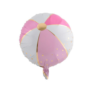 Verano Hawaii fiesta globo natación anillo playa bola forma globos de aluminio para actividades al aire libre playa fiesta - Product Image 6