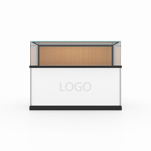 Tủ trưng bày điện thoại di động bằng gỗ kính, thiết kế đèn LED hiện đại, logo thương hiệu mới cho cửa hàng - Product Image 2