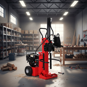 Offre Spéciale – <span class=keywords><strong>Fendeuse</strong></span> de Bûches Polyvalente 3 Positions de Travail, Moteur <span class=keywords><strong>12T</strong></span>, Garantie 1 An, Certifiée CE pour Usage Domestique et Professionnel du Bois - Product Image 2