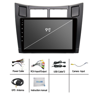 Autoradio Android 4G 64G 9 pouces 2 DIN pour <span class=keywords><strong>Toyota</strong></span> <span class=keywords><strong>Yaris</strong></span> 2005-2012, écran tactile, lecteur vidéo GPS, radio FM RDS, 4G SIM - Product Image 3