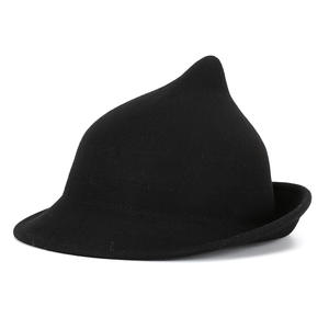 Sombrero de Bruja Moderno de Lana, Gorro Elegante Grueso y Cálido para Halloween, Invierno, Navidad, Accesorios de Disfraces para Fiestas - Product Image 5