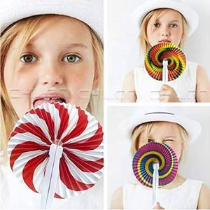 Abanicos plegables de mano redondos blancos tallados de bambú hechos a mano en blanco con mango de plástico para boda Iglesia fiesta decoración regalo - Product Image 6